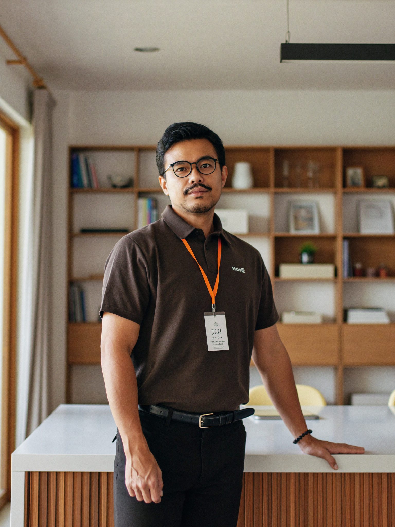 Riky Pratama di kantor Tundra Riky Properti, Yogyakarta