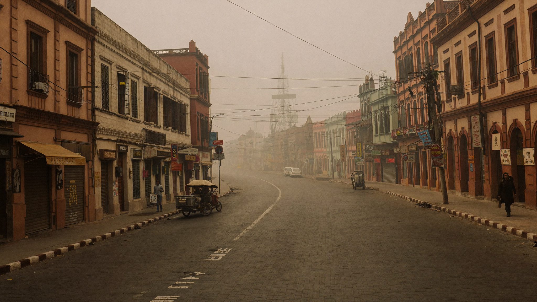 Suasana Jalan Malioboro, Yogyakarta, di pagi hari yang tenang